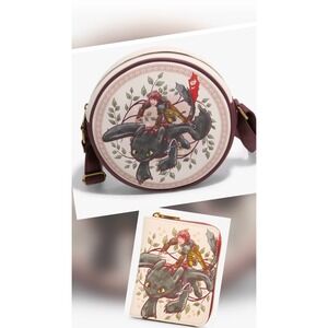 NWT Loungefly How to Train Your Dragon Toothless & Hiccup Crossbody Bag & WALLET